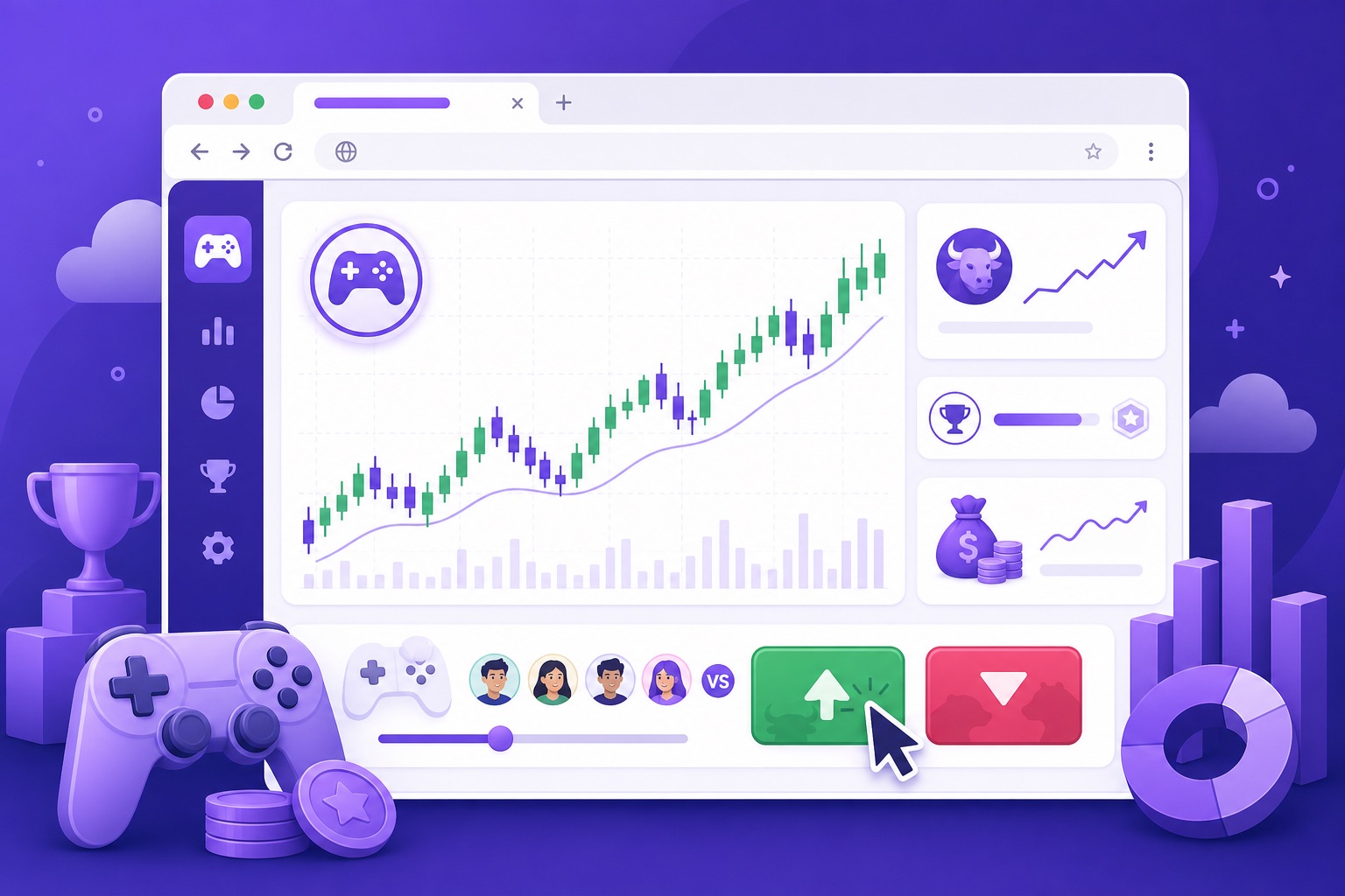 Permainan Simulator Pasar Saham Online (2026): Mainkan Gratis di Peramban Anda