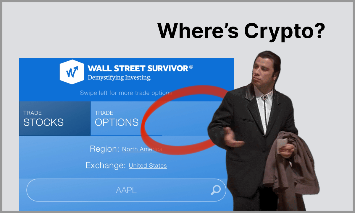 No crypto trading