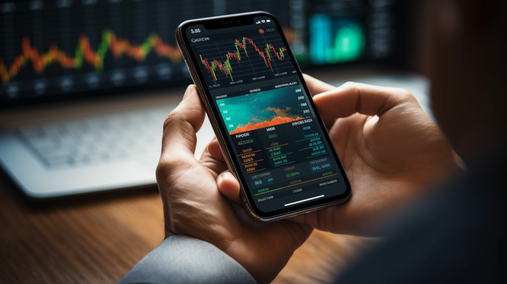 Vista delle diverse app di trading