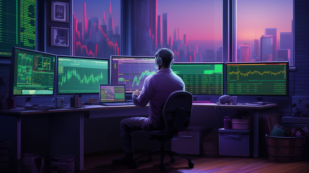 Illustrazione del day trading